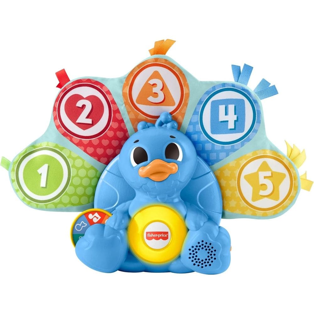 Brinquedo Pavão Penas Coloridas Luz/Som Fisher-Price Mattel