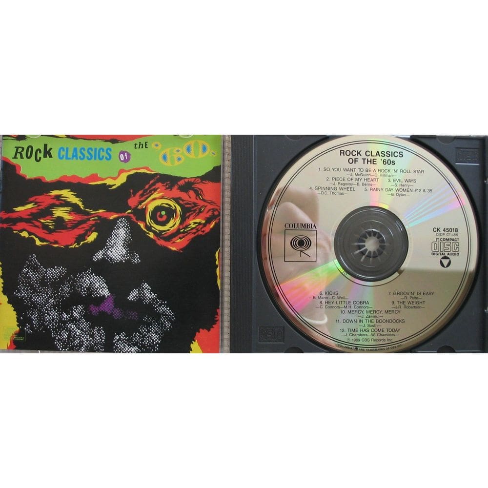 Álbum de música Sony Rock Classics dos anos 60