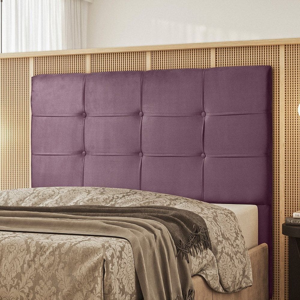 Cabeceira para Cama de Solteiro 90 Cm Safira Rose
