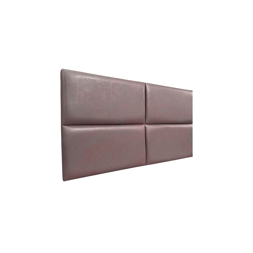 Cabeceira Estofada King 4 Blocos Não é Segredo Courvin Bordô 195x60