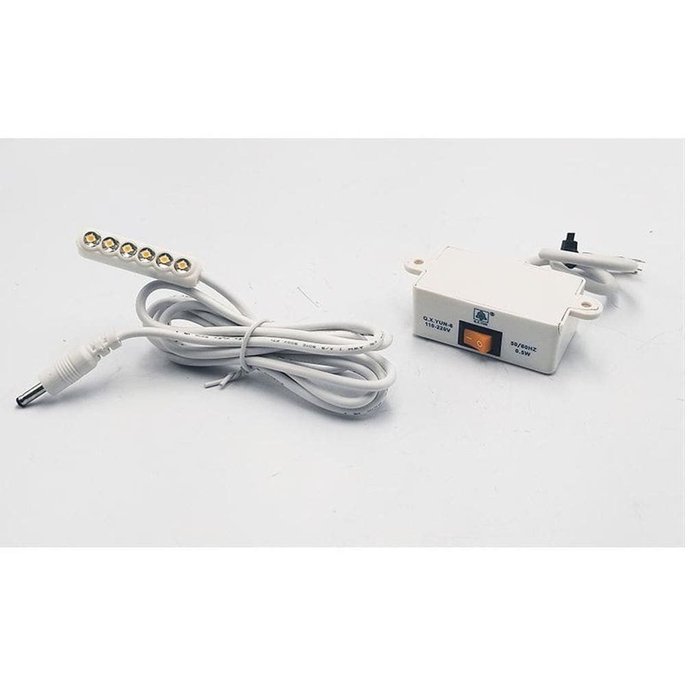 Luminária 06 Leds Máquina Costura Industrial QX-6 110V/220V - QXyun