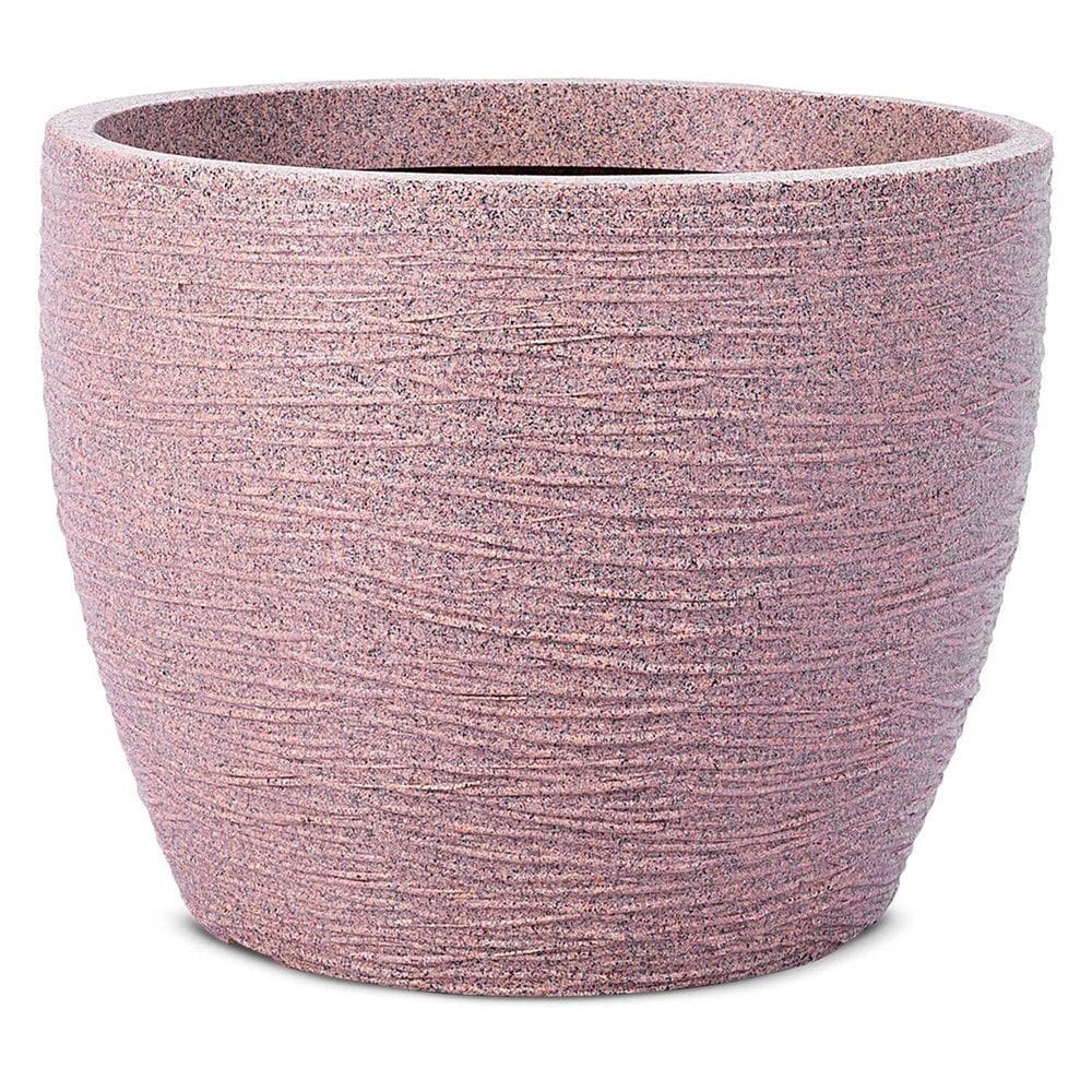 Vaso Decorativo para Plantas Redondo Elba 27 pedra