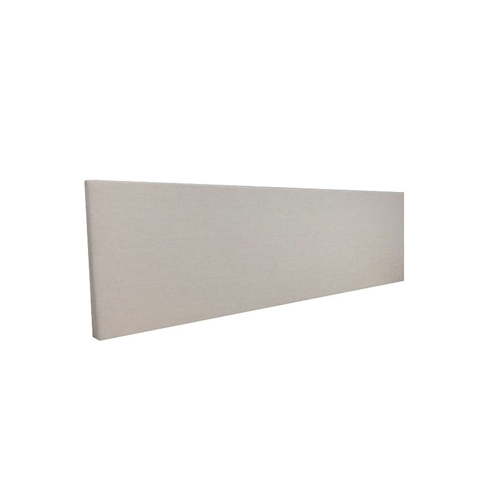 Cabeceira Estofada Queen 1 Bloco Não é Segredo Veludo Austin Cru 160x60