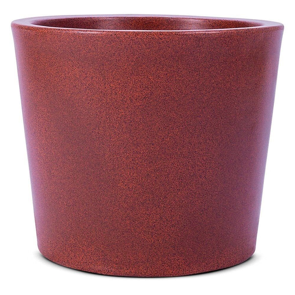 Vaso Decorativo Reto Badi 42 Polietileno Café