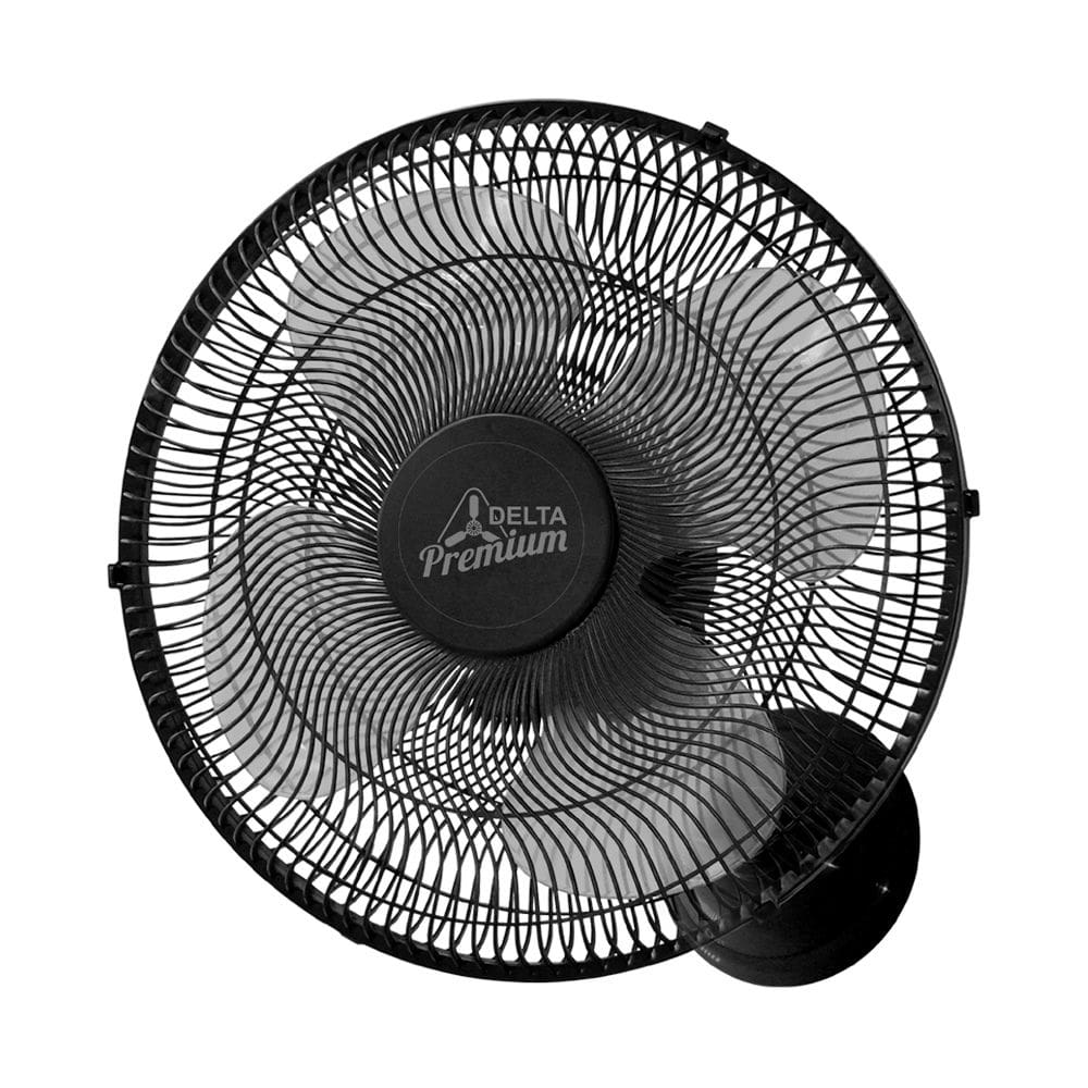Ventilador De Parede Venti-Delta New Premium 50cm Preto Bivolt