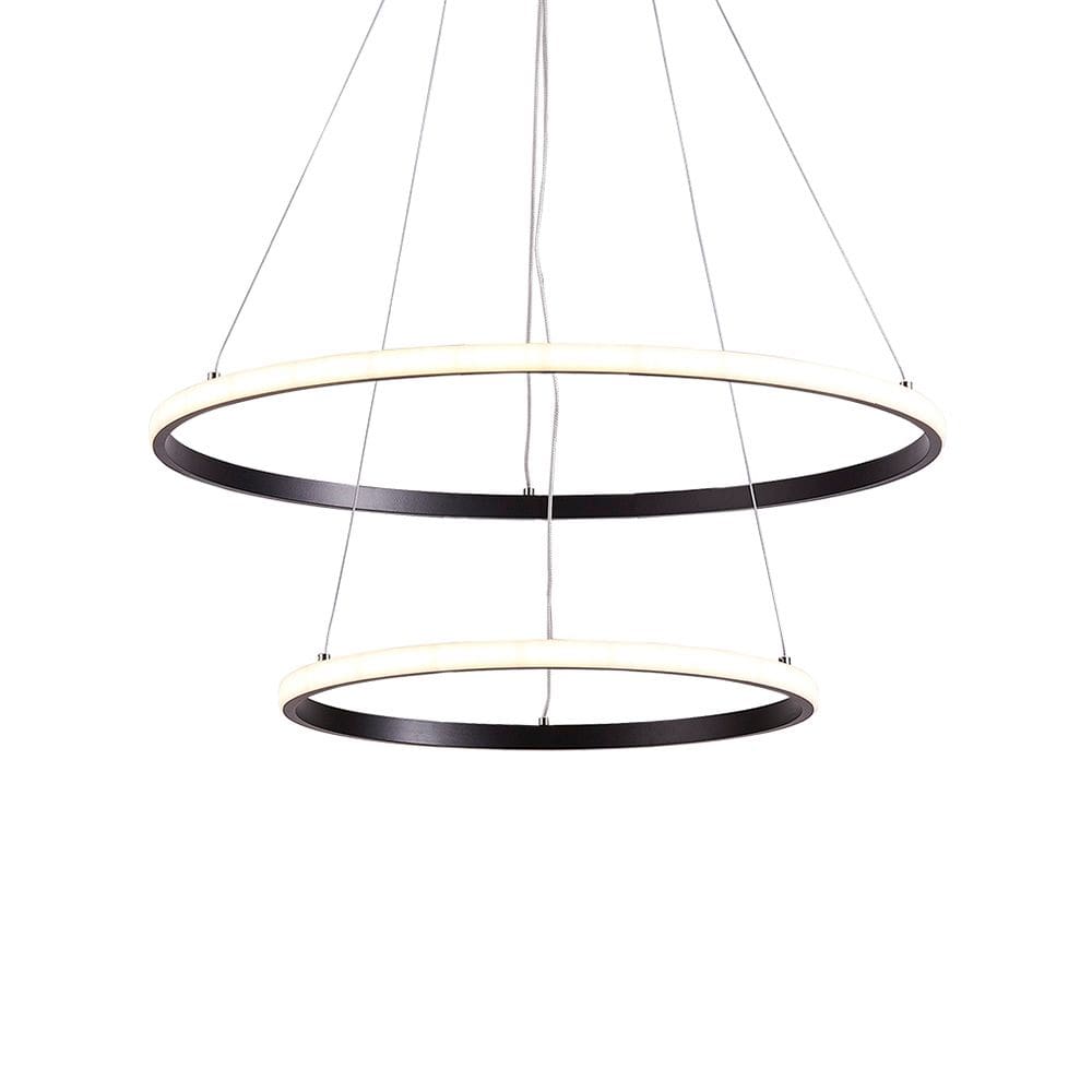 Lustre Pendente Nitrolux LP-402P Preto Led Bivolt