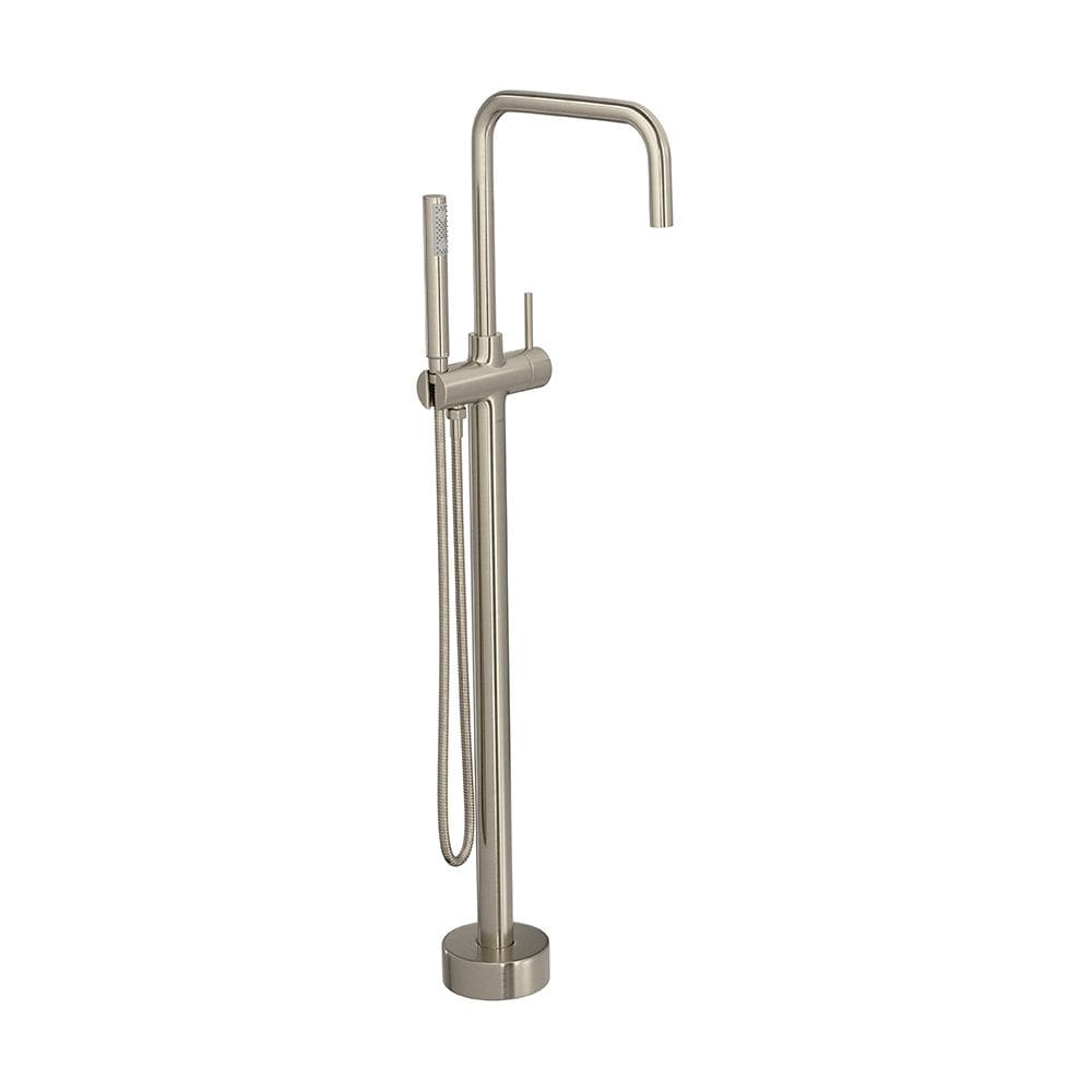 Misturador Monocomando de Piso para Banheira Deca You 1871.INX105 Quadrado Desviador Inox