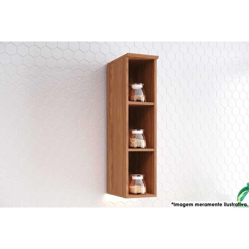Nicho De Cozinha Modulado Aéreo Requinte 83x20cm Nature - Henn