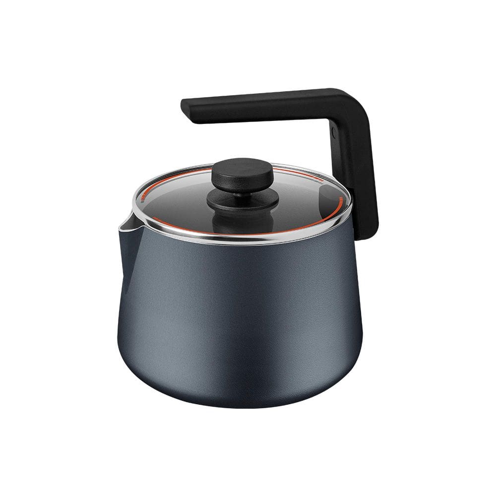 Chaleira Tramontina 28596123 2,3L com Tampa de Vidro Azul Marinho