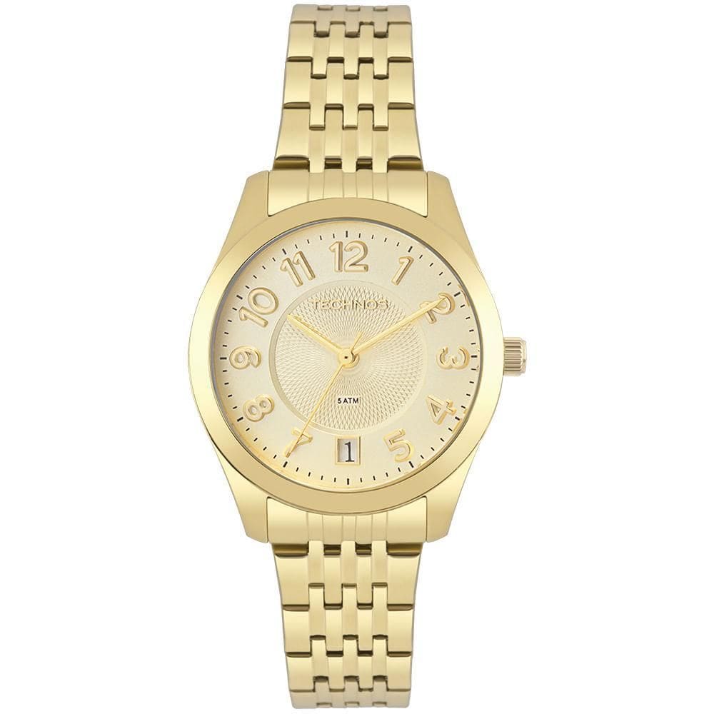 Relógio Technos Feminino Dourado 2115Knjs/4X