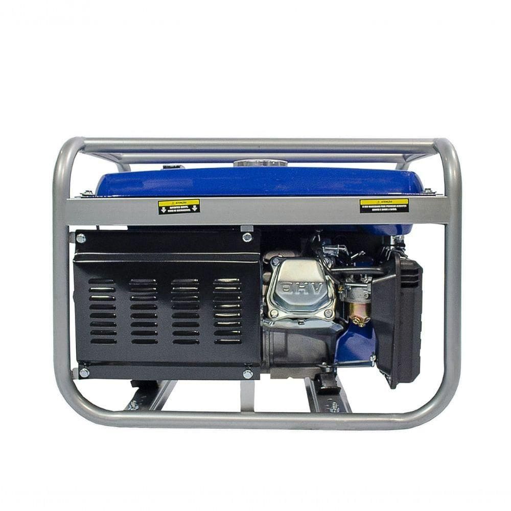 Gerador à Gasolina 3,1kva 3100w 115/230v 60hz Mono 4t Partida Manual 196cc Refrigerado à Ar Tekna