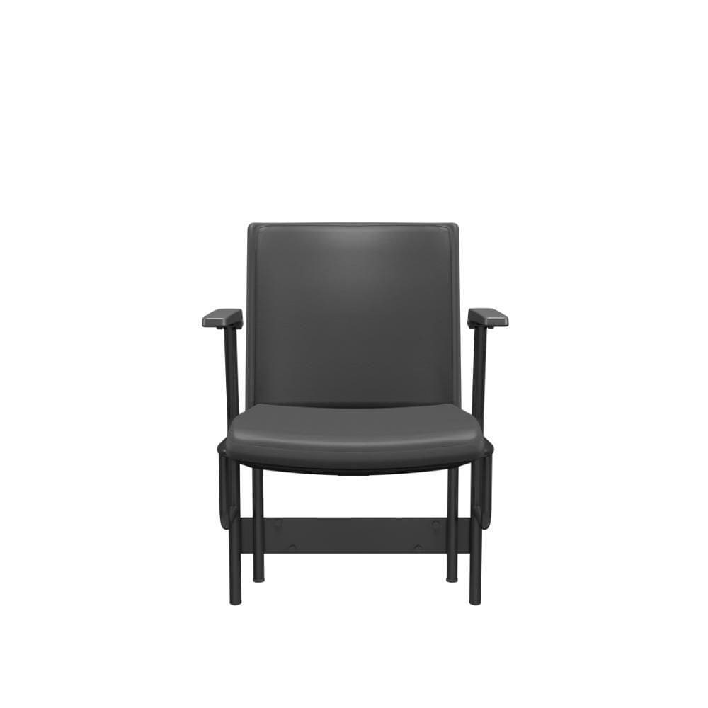 Cadeira Audiplax Esportiva Vinil Preto