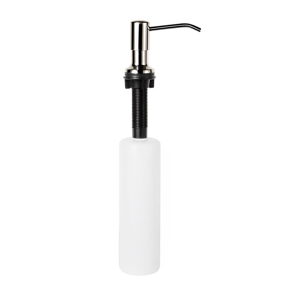 Dosador Detergente Embutir Bancada Pia Redondo Inox Polido