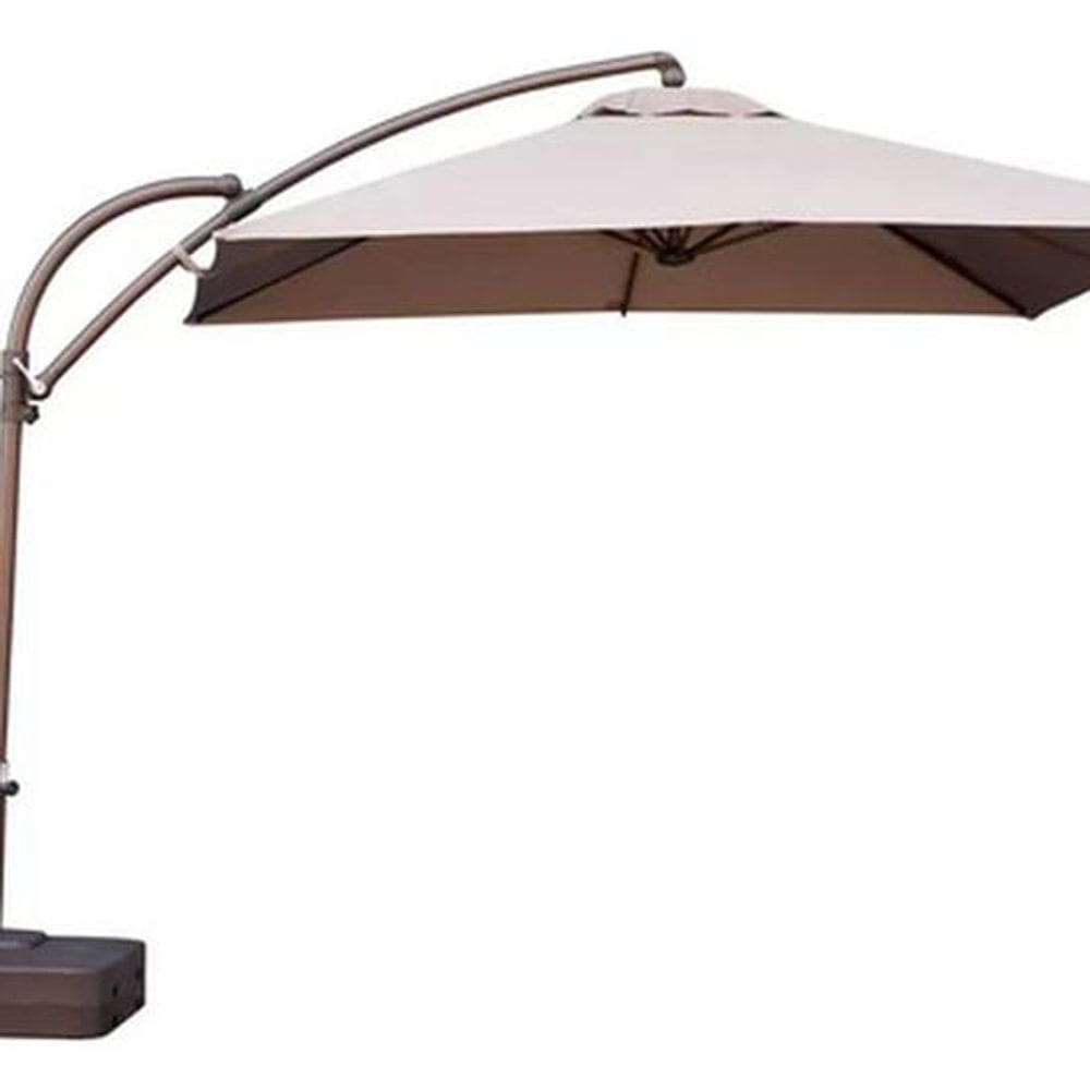 Ombrelone Lateral Guarda-sol Quadrado 270x270cm Com Base