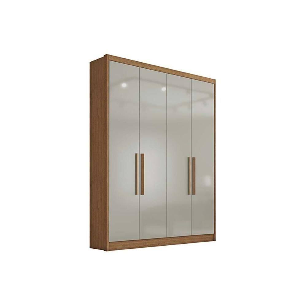 Guarda Roupa Solteiro 4 Portas E 3 Gavetas Moderni-sevilha Cumaru-fendi