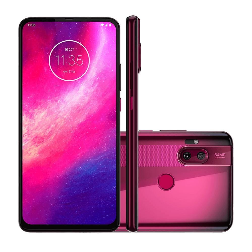 Seminovo: Motorola One Hyper 128GB 4GB Rosa Boreal Android - Voke