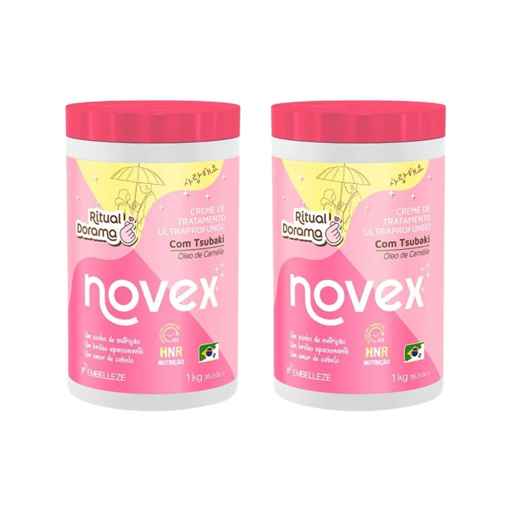 Creme de Tratamento Novex 1kg Ritual Dorama - Kit C/ 2un