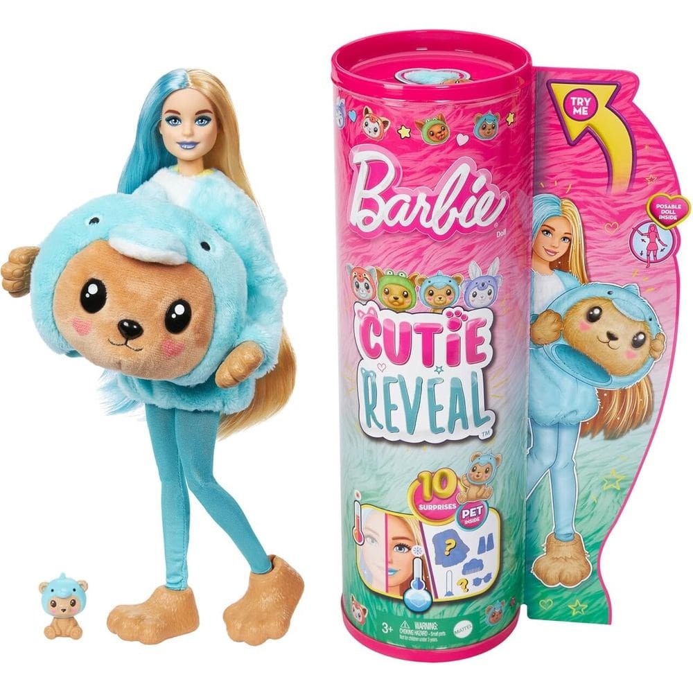 Boneca Barbie Surpresa Sonho Colorido Mattel - HRK22