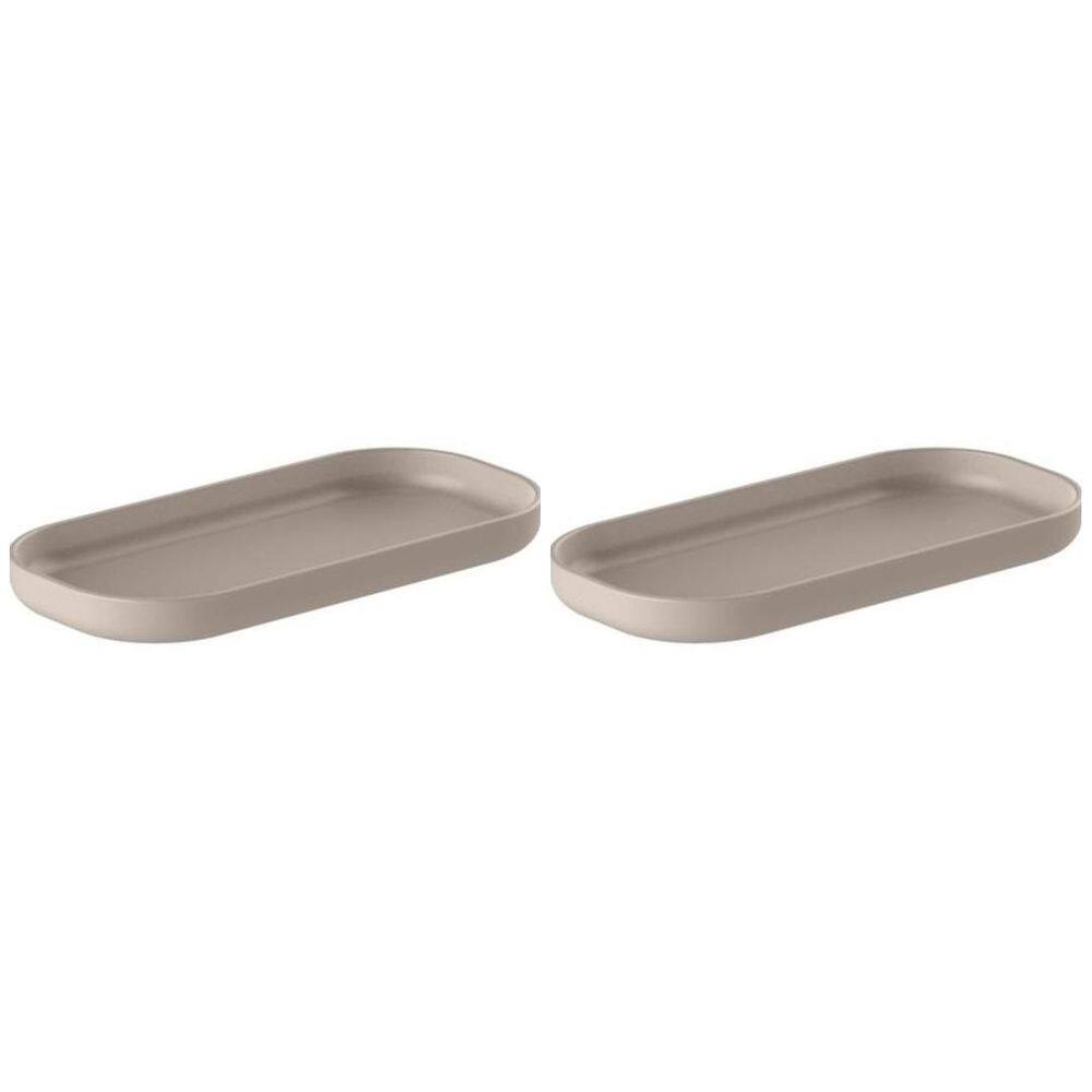 Kit 2 Peças Bandeja Dual Ou Banheiro Lavabo