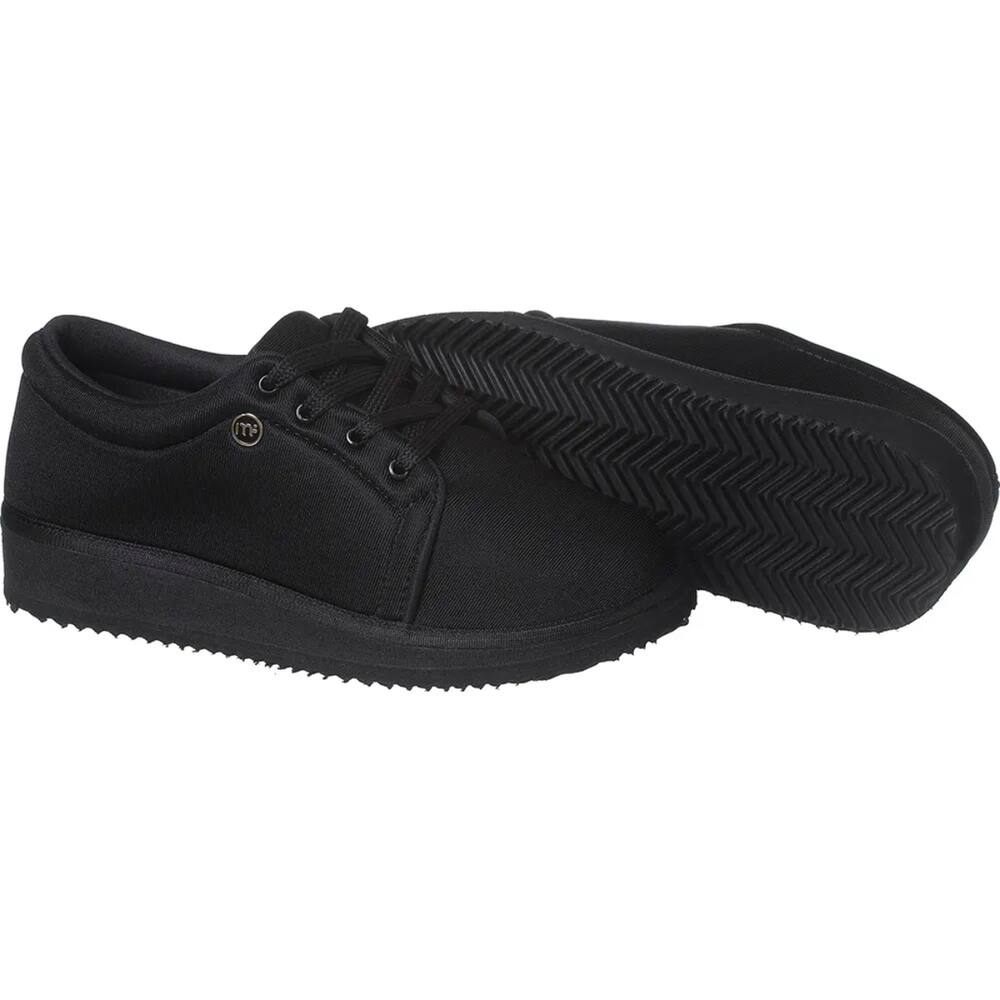 Tenis Classic Mundo Flex Preto Argila Ortopedico Super Leve