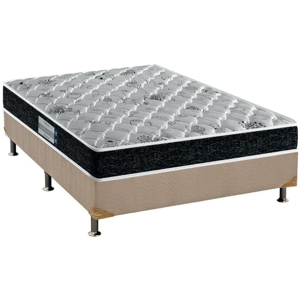 Cama Box Casal: Colchão Anatômico Probel D45 Firmepedic Advanced Tech2000 + Base Clean(138X188)