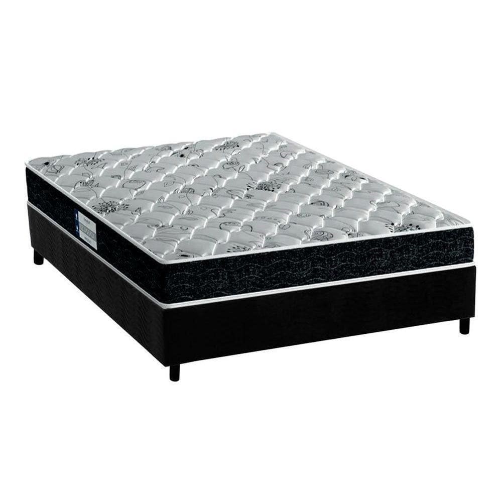 Cama Box Casal: Colchão Ortopédico Probel D45/Ep Advanced Tech2000 Plus + Base Black(138X188)