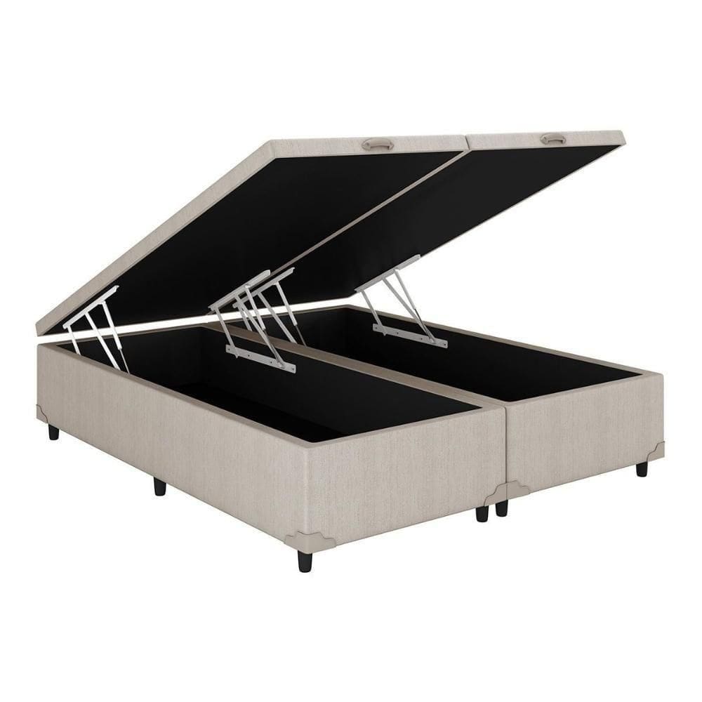 Cama Box Baú King Universal Courano Clean (186x198x35) - Costa Rica