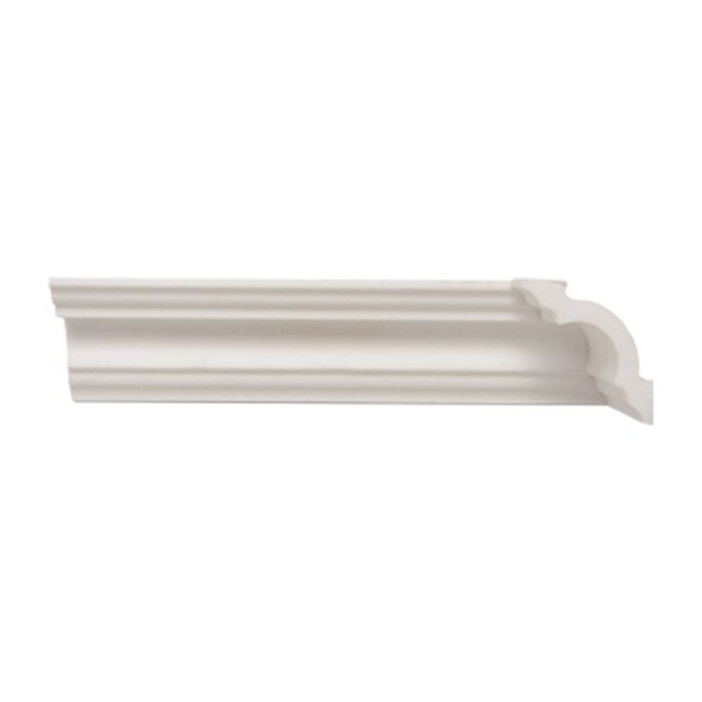 Kit com 10 Barras Rodateto de Poliestireno 3cm X 30mm Liso 20m Branco