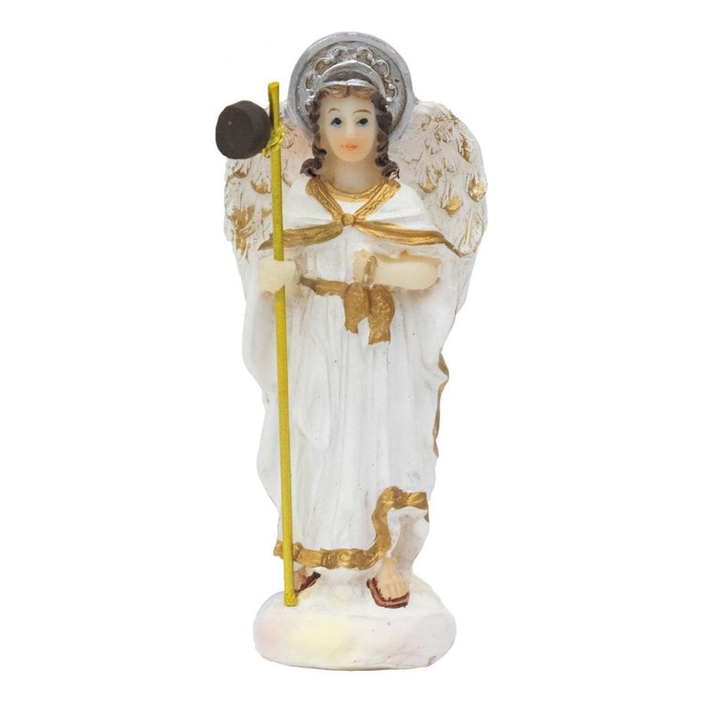 Imagem Enfeite Resina Arcanjo São Rafael Pequeno 8cm
