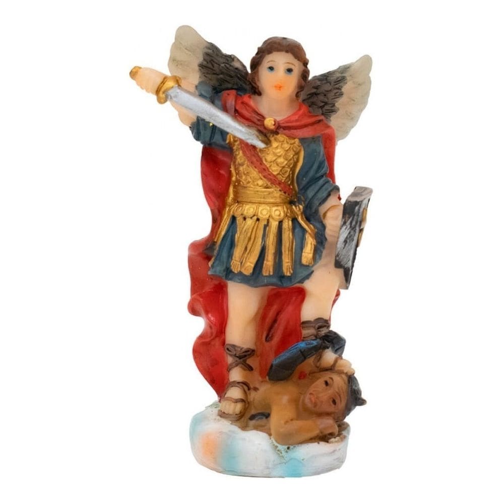 Imagem Enfeite Estátua Resina São Miguel Arcanjo - 7.5cm