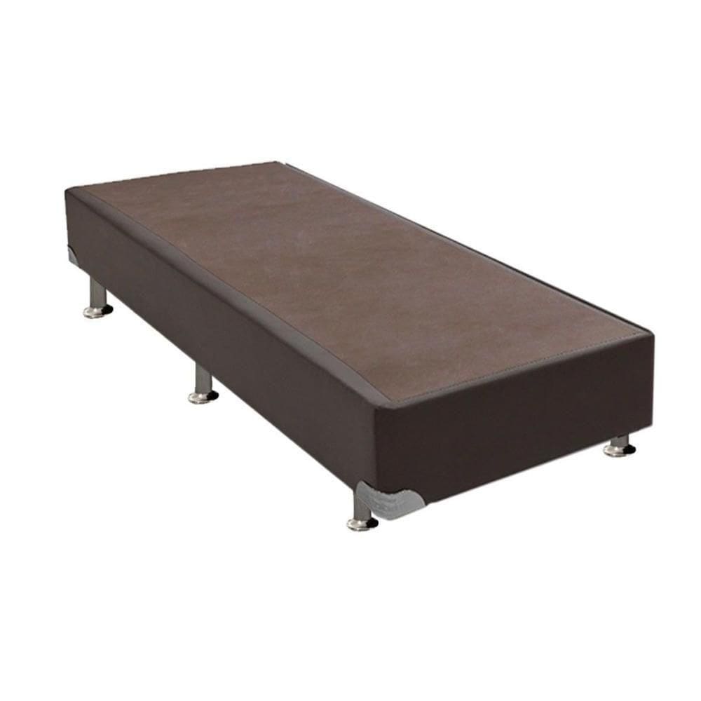 Cama Box Base Solteiro Universal Courano Brown (88x188x30) - Ortobom