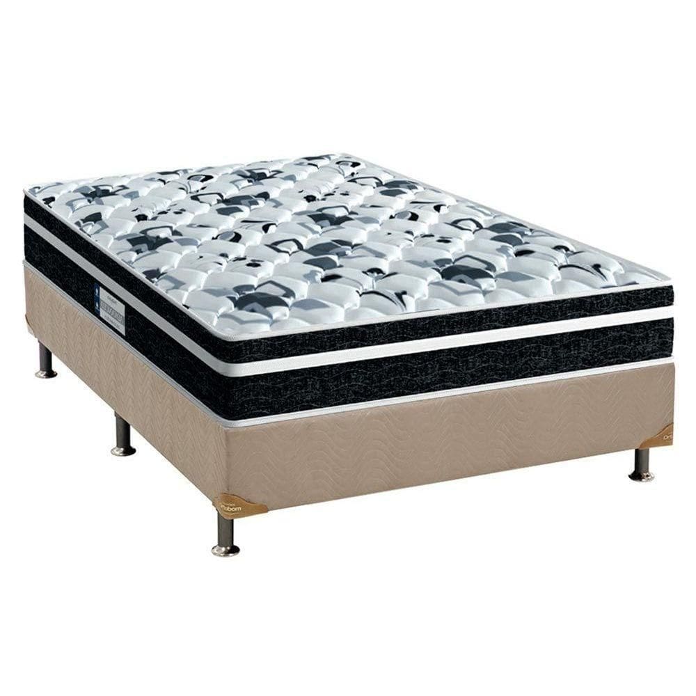 Cama Box Casal: Colchão Anatômico Probel D45/Ep Prodormir Tech2000 Plus + Base Clean(138X188)