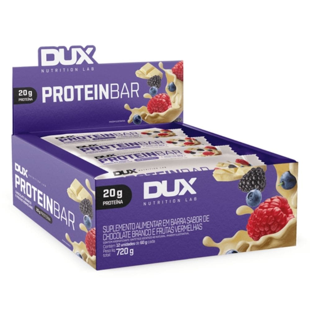 Protein Bar (Caixa c/ 12un de 60g) - Dux Nutrition