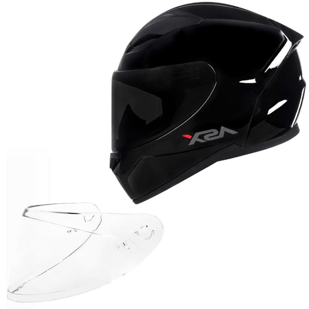 Capacete Masculino Feminino Asx City Preto Moto Viseira Fume