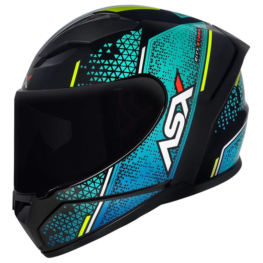 Capacete Feminino Masculino Asx City Storm Azul Moto