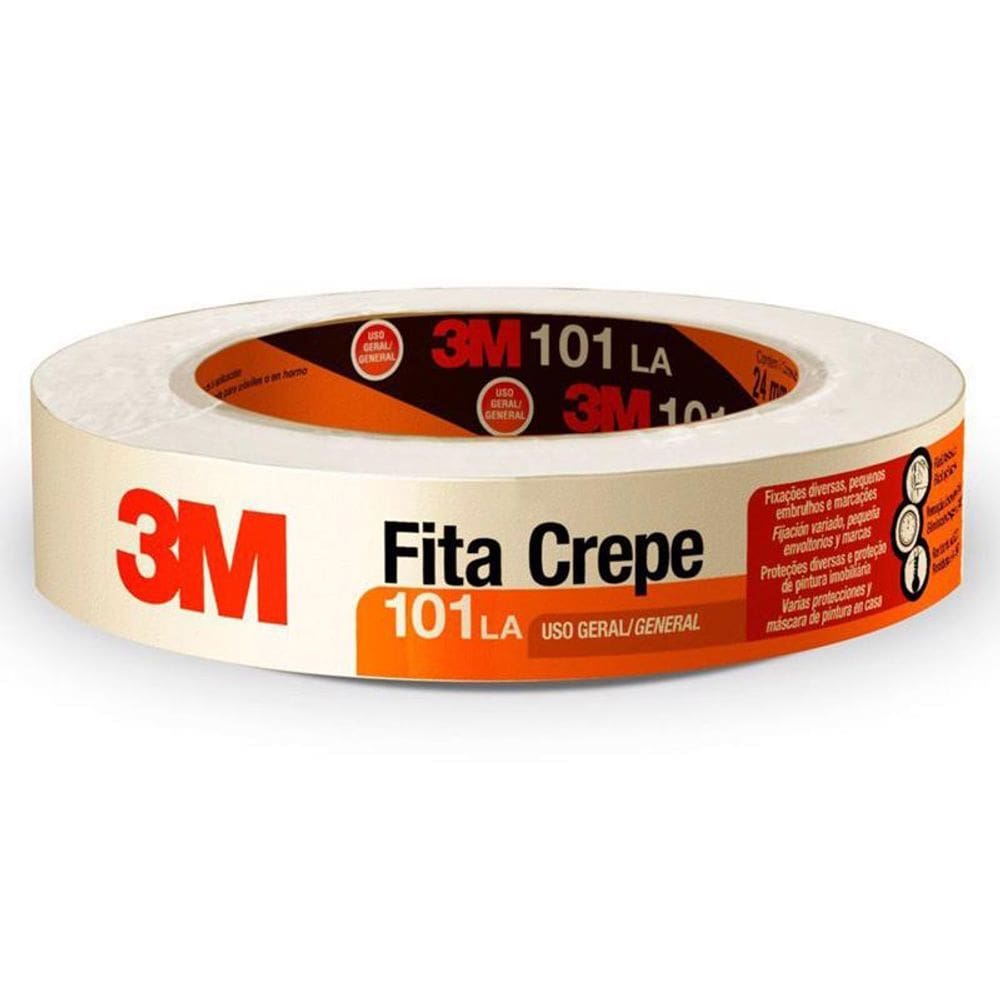 Fita Crepe 101 LA 48MM x 50M - 3M HB004415582
