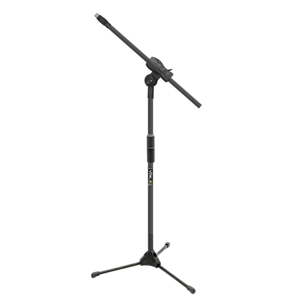 Pedestal Para Microfone Voik SMV-550 Girafa Retrátil Preto