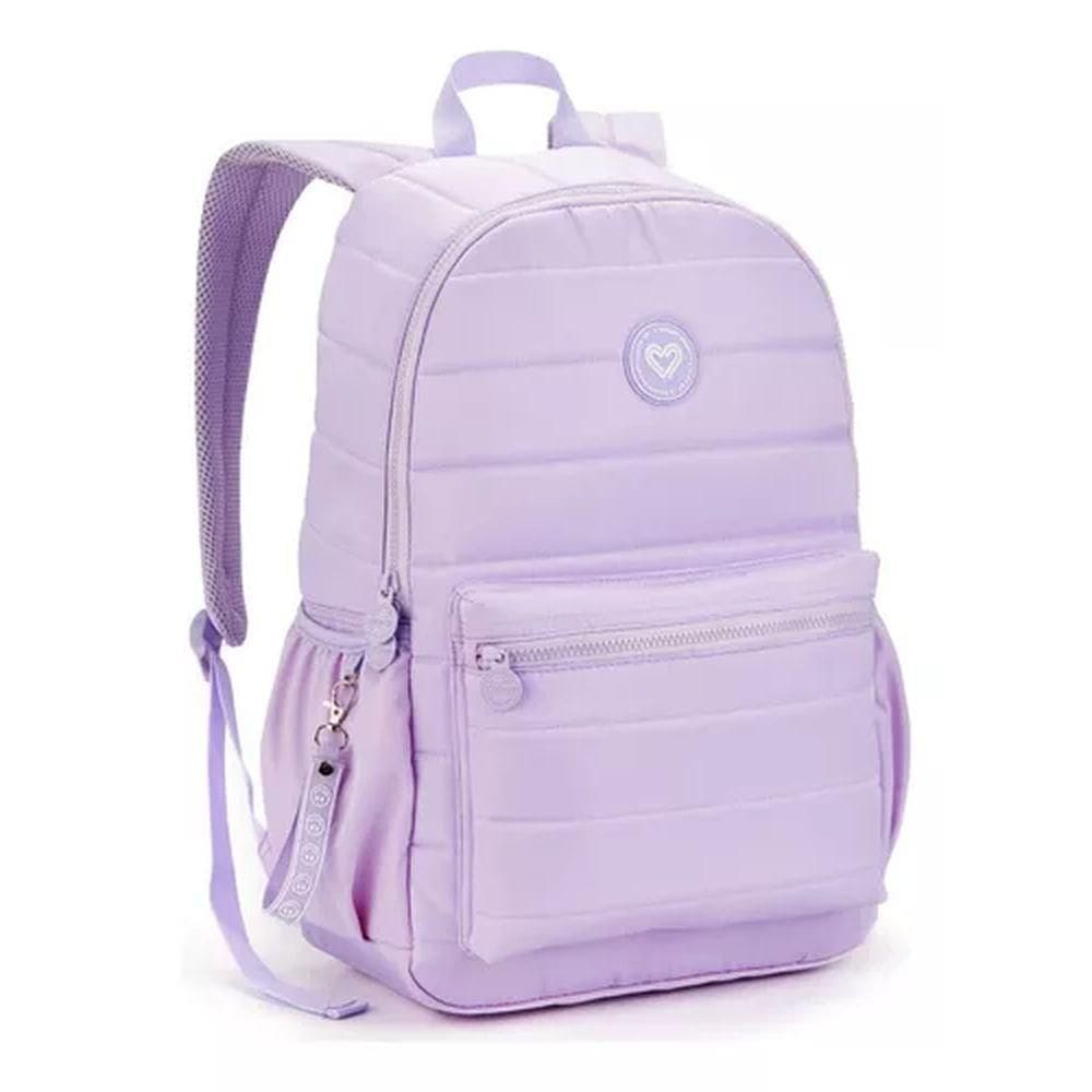 Mochila Escolar Color Up MJ42195 Lilás - Seanite