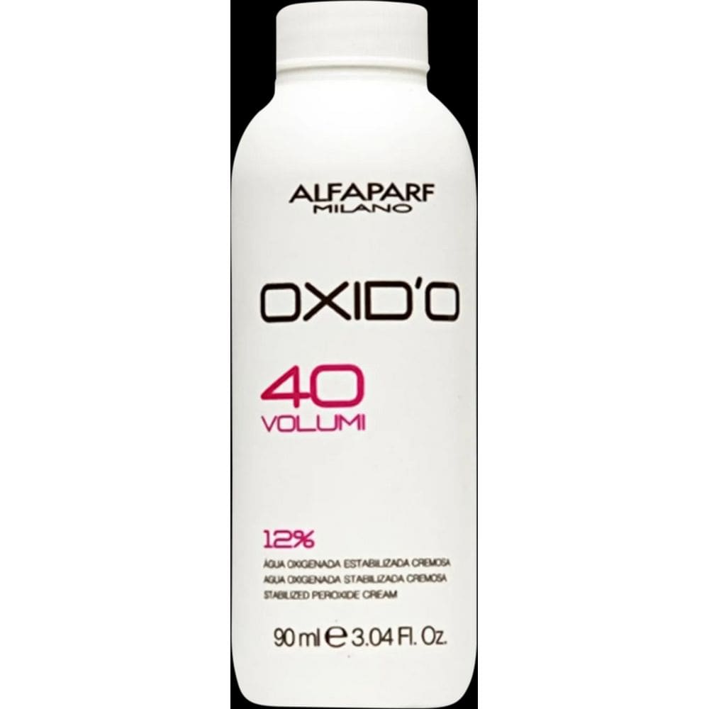 Alfaparf Milano Oxid`o 12% - Água Oxigenada Estabilizada Cremosa 40 Volumes 90ml