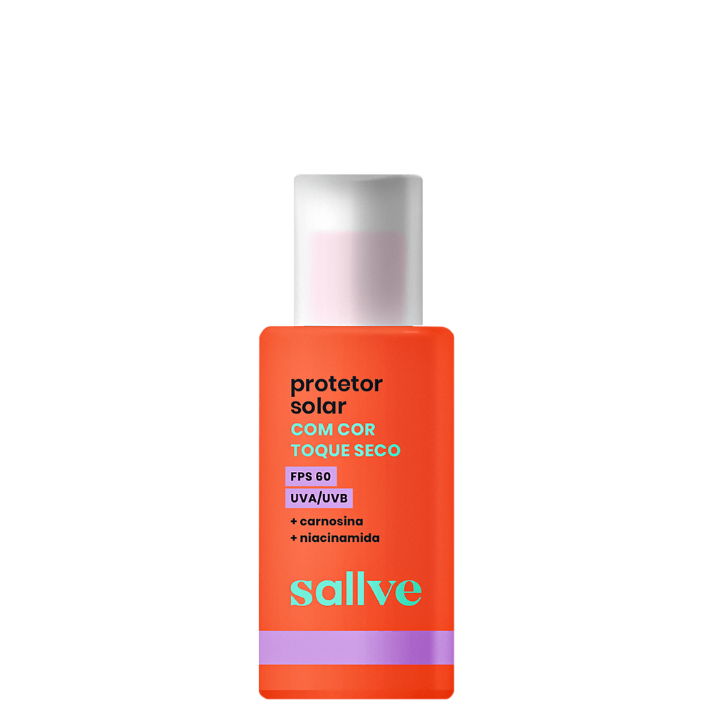 Sallve FPS60 Cor 50 - Protetor Solar com Cor 40g