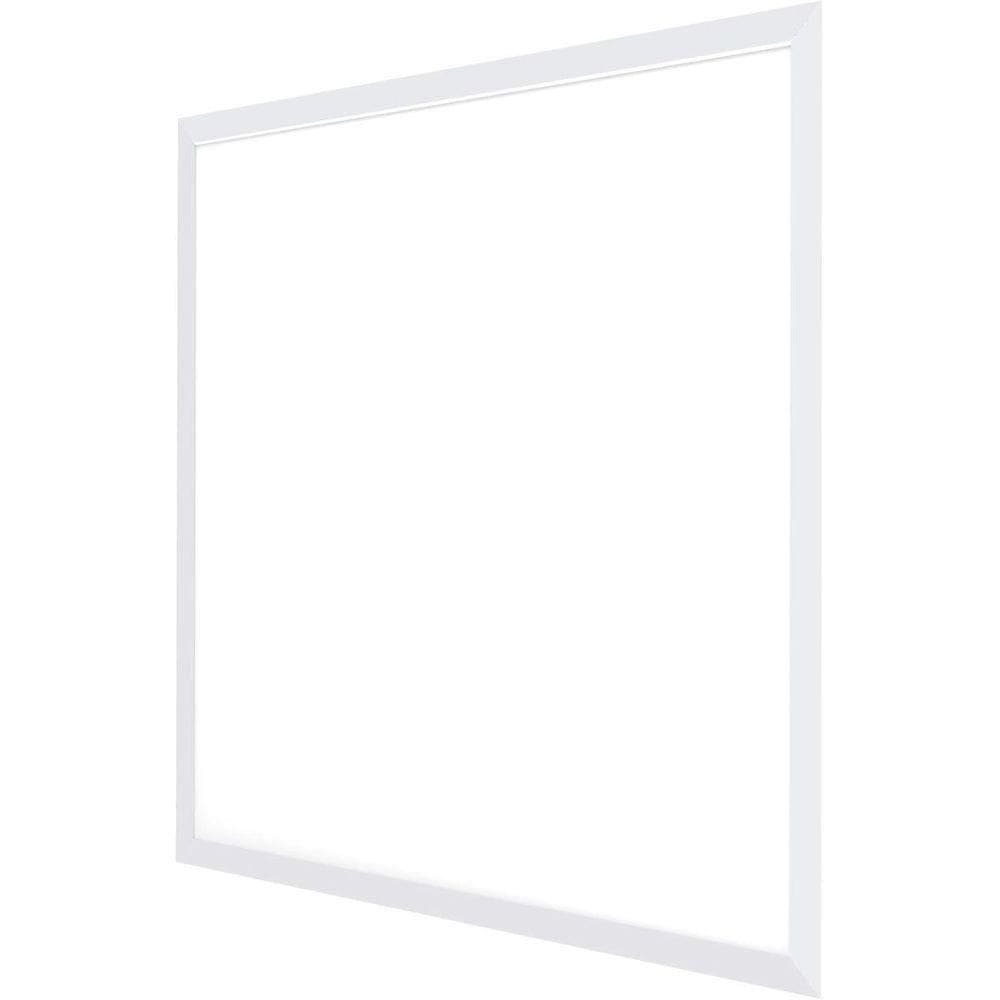 Painel Led Modular Embutir 62x62cm 40W 4000K Black + Decker Luz Amarela Neutra 3200lm Bivolt Branco
