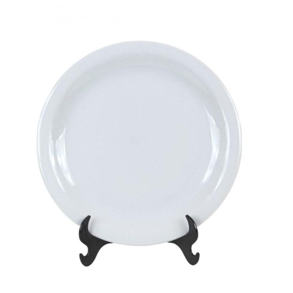 Jogo De Prato Raso Mesa Jantar 25 Peças Ceramica Porcelart