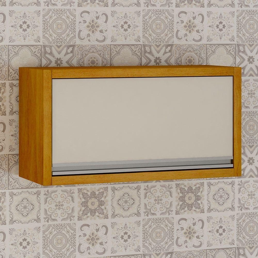 Nicho Para Cozinha Com Porta Jade Cinamomo/off White