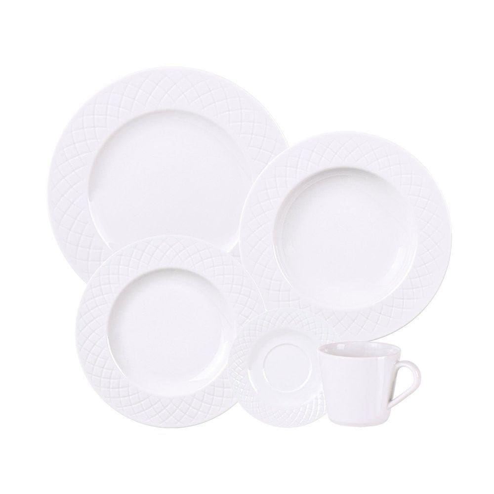 Aparelho Jantar Tramontina Ingrid Porcelana Decorada 30 Peças Tramontina