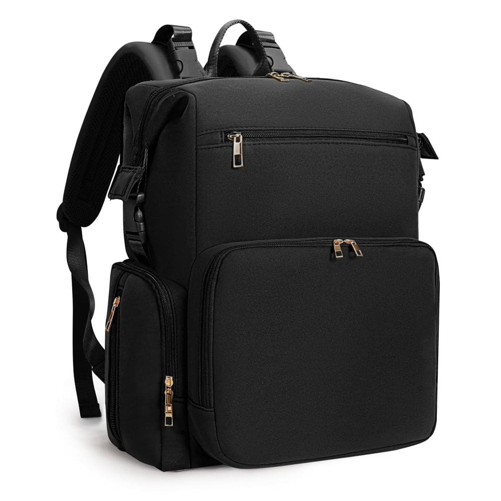 Mochila para fraldas CEI-CEI Neoprene com trocador preto