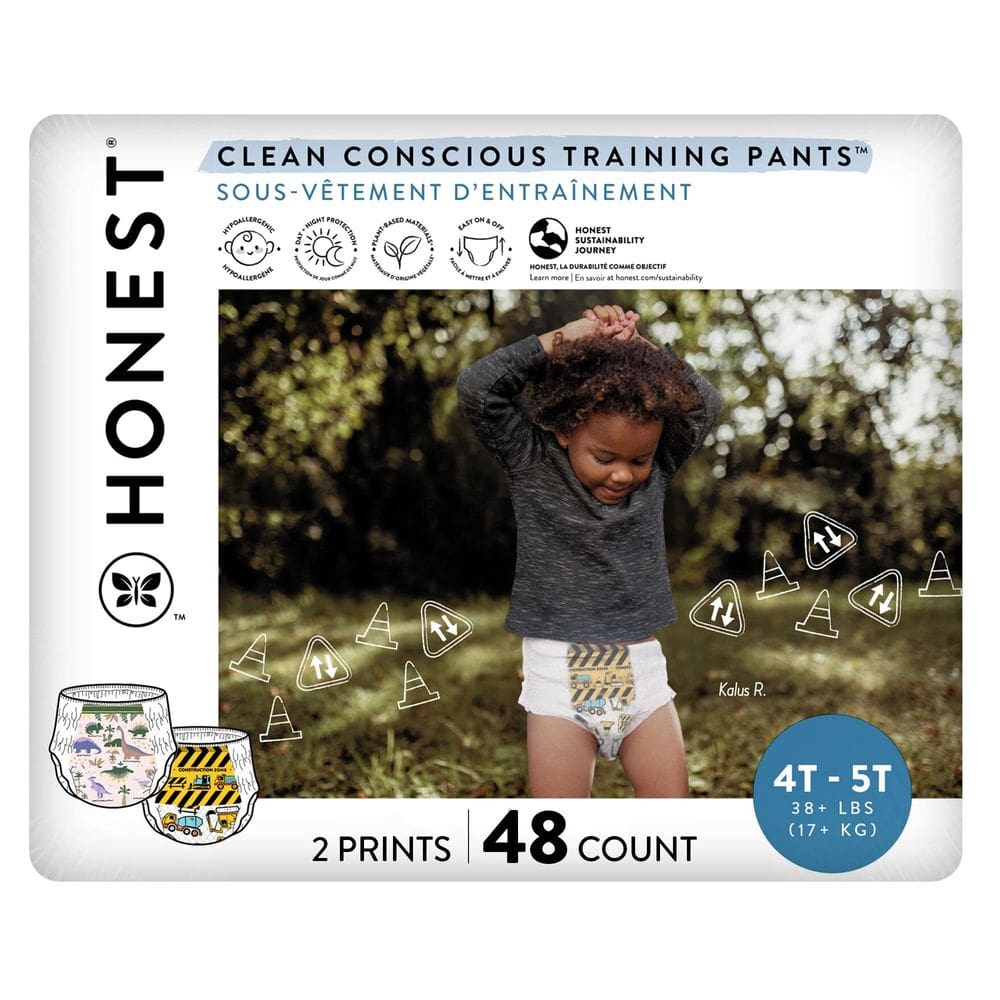 Calças de treino The Honest Company Clean Conscious tamanho 4T/5T