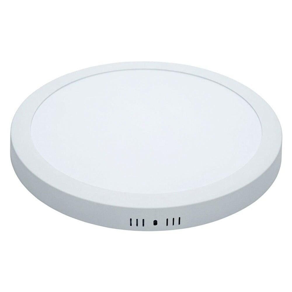 Painel Plafon Led de Sobrepor Modaza Redondo 24W, Branco 6500K