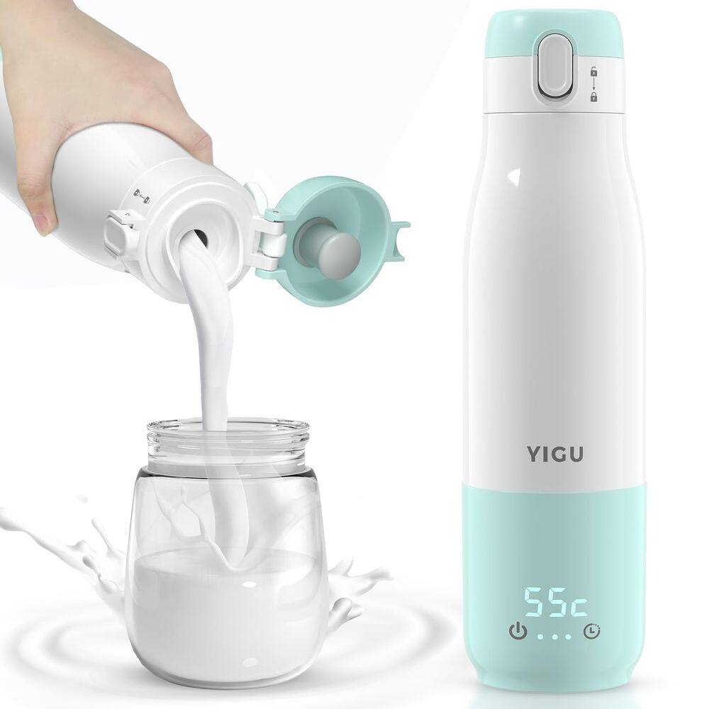 Aquecedor de mamadeiras portátil YIGU 350mL de grande capacidade 55W de potência