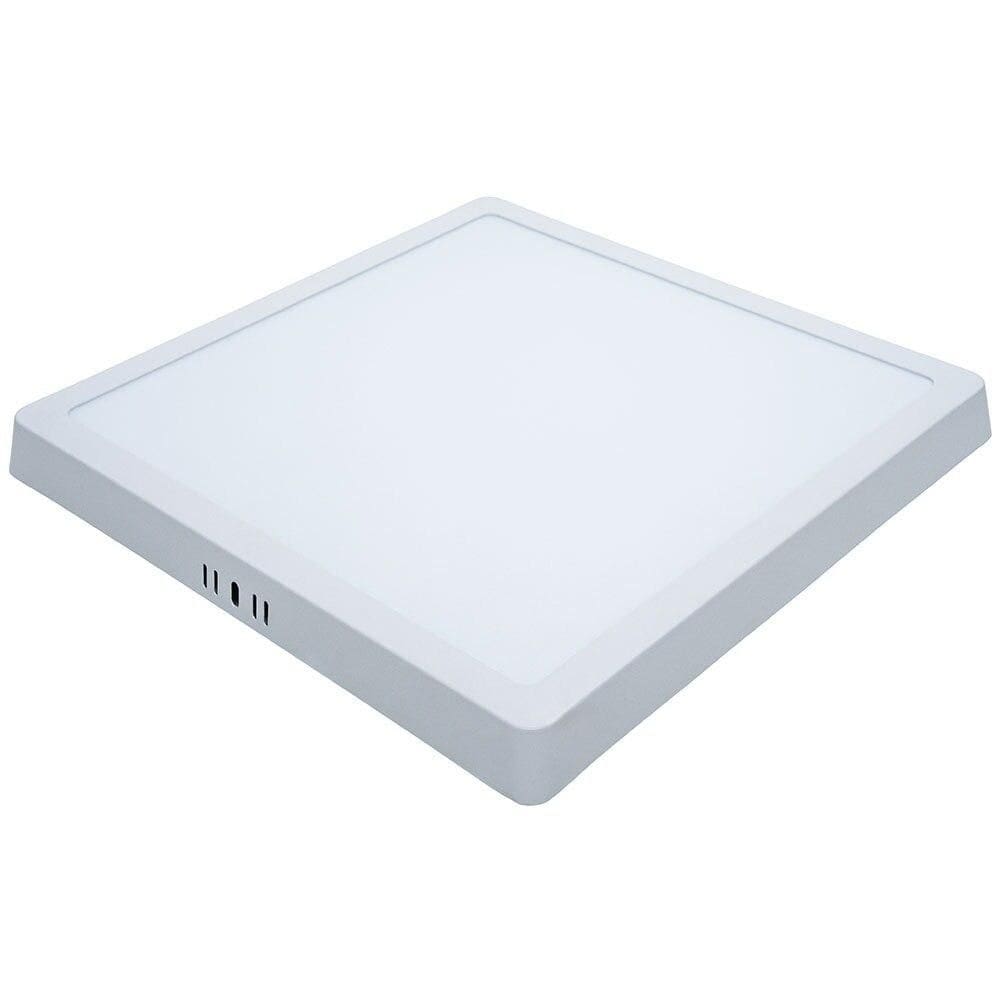 Painel Plafon Led de Sobrepor Modaza Quadrado 24W, Luz Branca 6500K