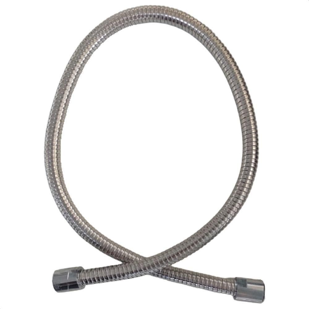 Flexível Anelado Inox Cromado Para Torneira Pré Lavagem Rdx